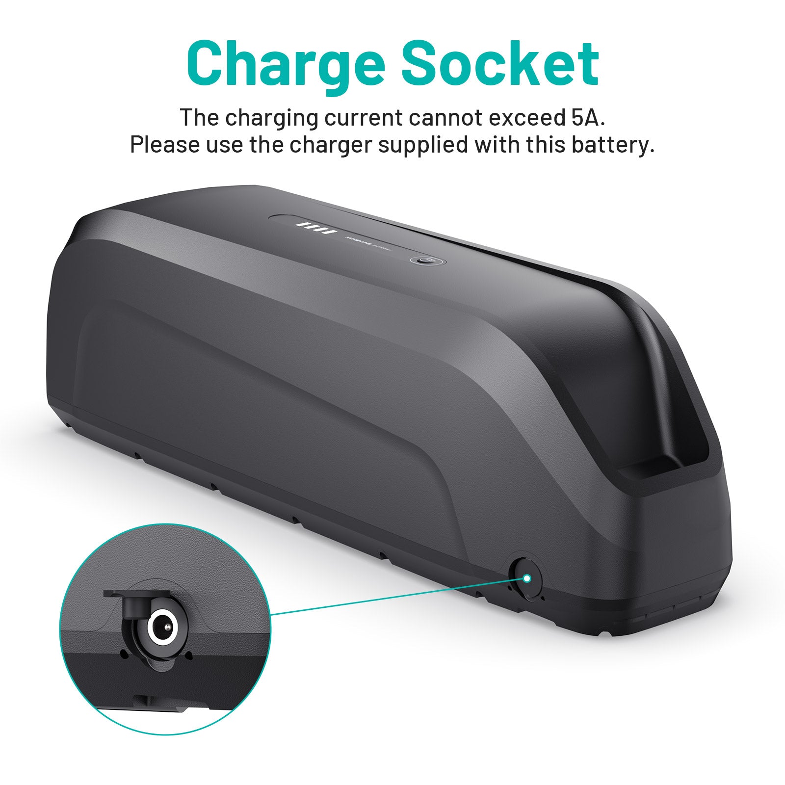 6PIN Ebike Battery S221 48V 20.8Ah BMS45A LG5200 Cells For 500W 750W 1000W 1200W 1500W Motor 【US Stock】