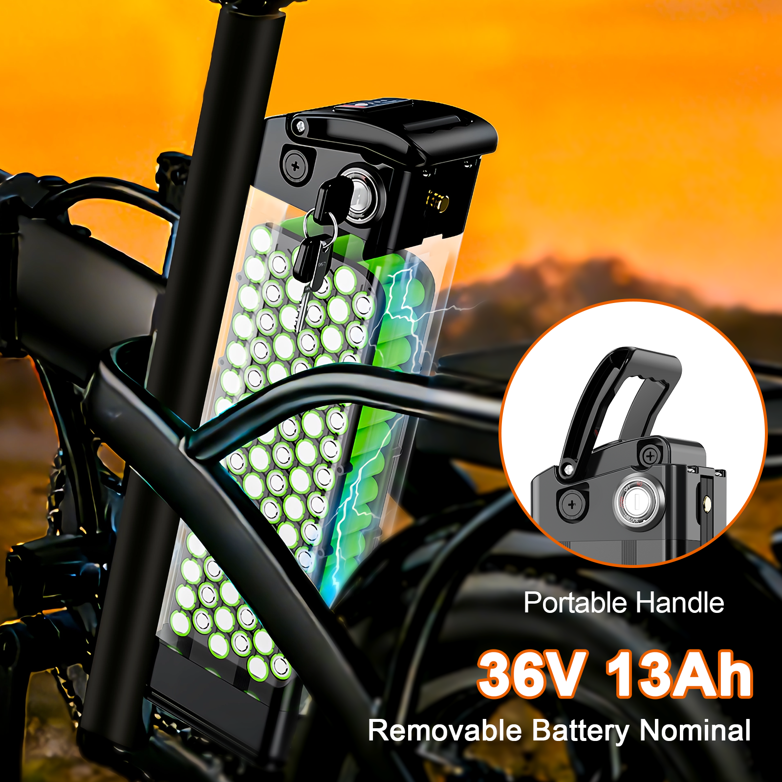 36V 17.5Ah(BMS20A) Silverfish Bicycle lithium battery for 0-500w motor with 2A charger /EU Stock/Free shipping/3-5days arrive