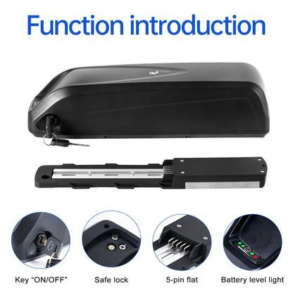 Hailong PRO 36V 48V 14AH 15AH Electric Bike Battery for 500W 750W 1000W Motor With 2A charger【EU STOCK】