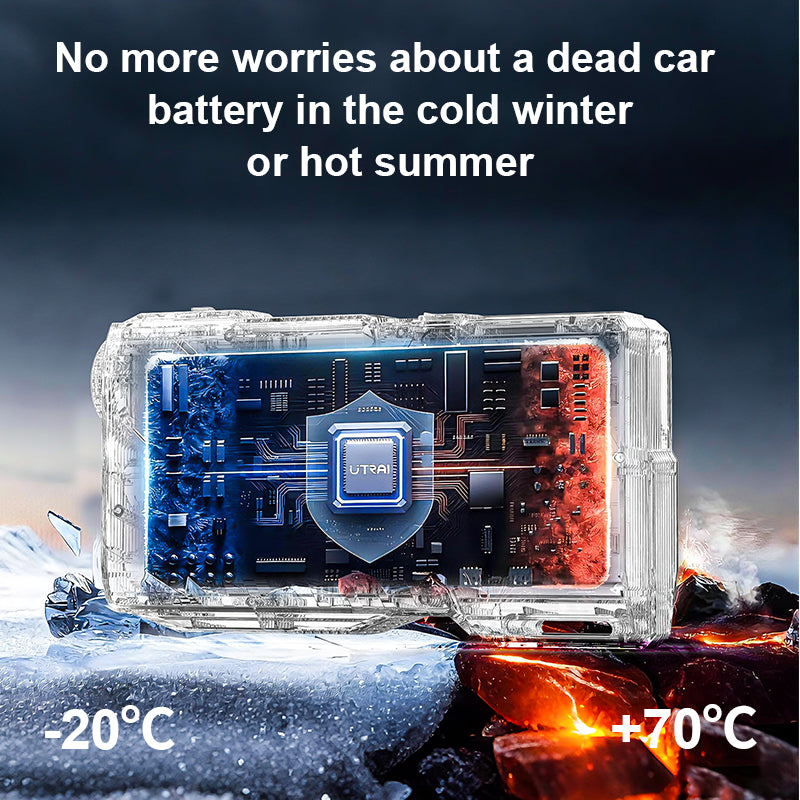 12V Portable Car Jump Starter, 10000A Peak Battery Starter, Car Battery Starting Box, Suitable for ALL GAS And 10.0L Diesel, with USB Charging Port And LED Flashlight, 6400Mah Portable Power Bank, Air Compressor, 150PSI Inflation Pump