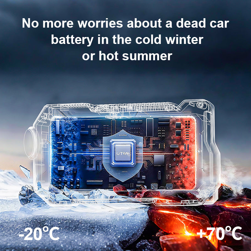 8000A Multi-functional Emergency Start Power Supply with Air Pump, 150PSL Portable Car Battery Starter, Digital Tire Inflator, LED Emergency Light, Car Emergency Tool.Suitable for 10.0L Gasoline Or 9.0L Diesel Battery, 8in 1 Jump Starter
