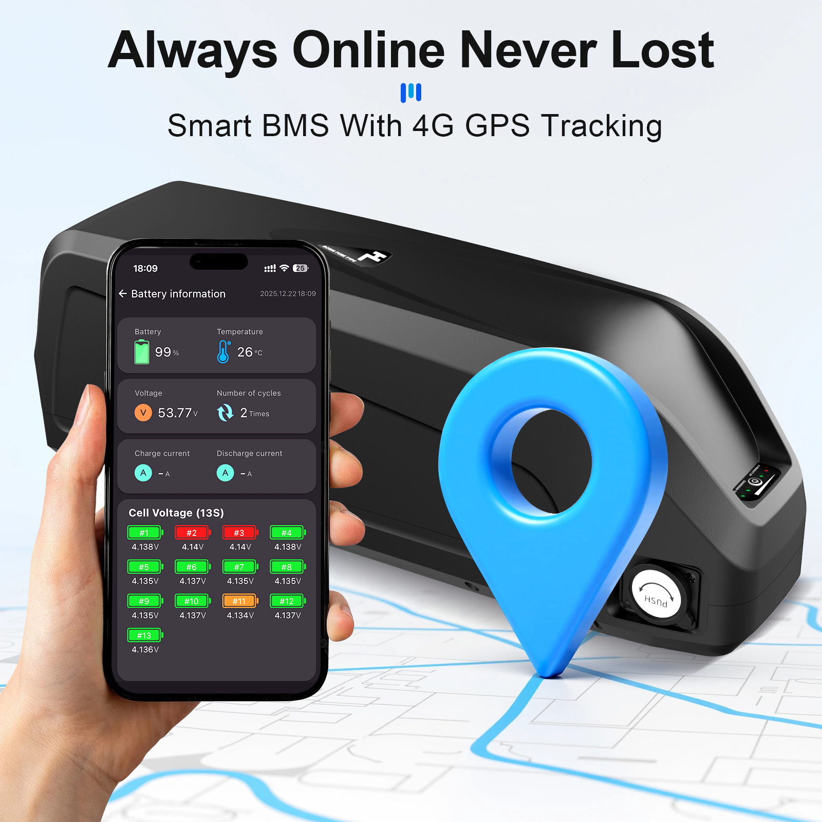 Hailong G80 48V 20AH LG5000mAh Cells Li-ion GPS EBike Battery With 3A Charger for 0-1500W motor/UK stock/Fast delivery/3-5working days arrive