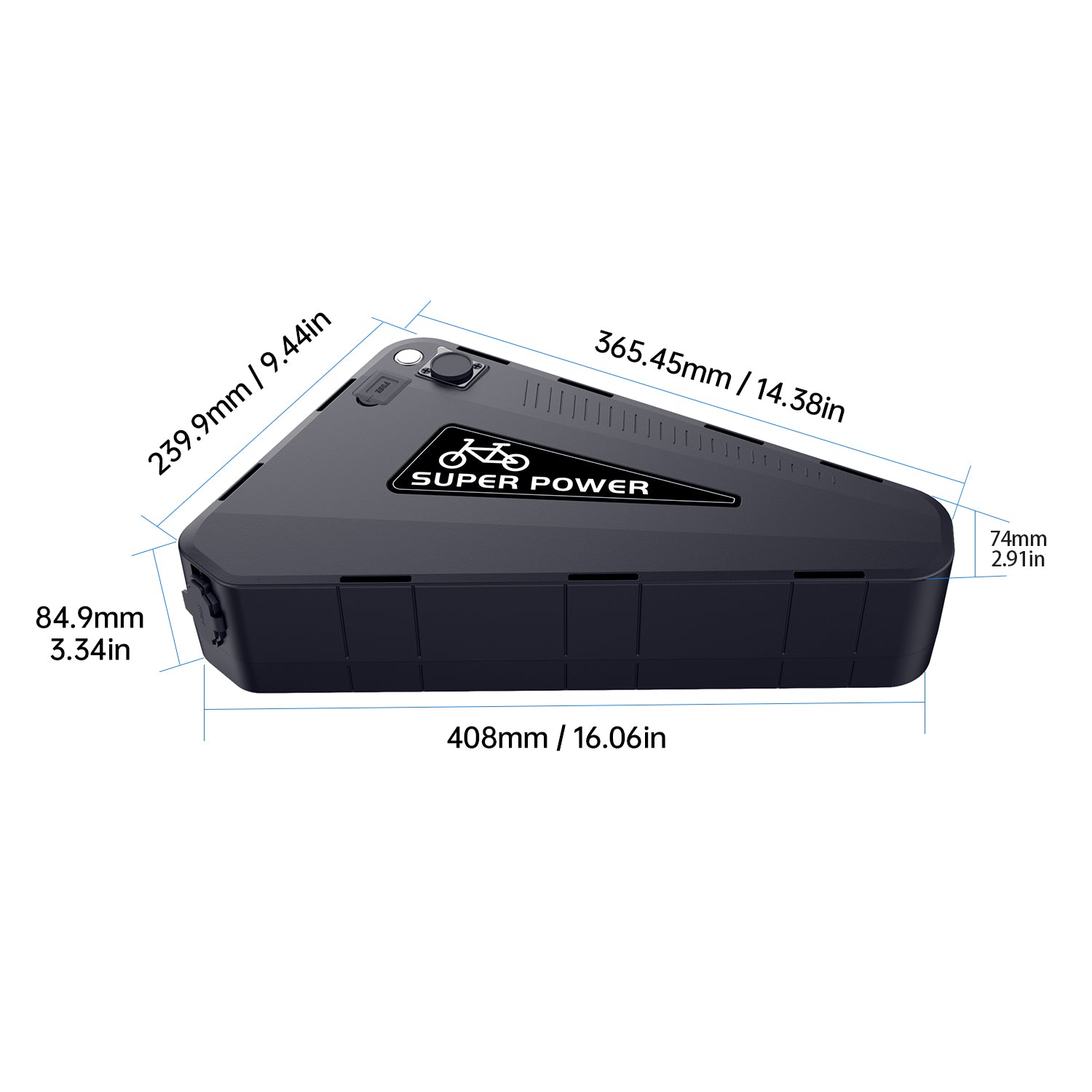 Triangle Battery P101 72V 20AH BMS60A LG5000 Cells Li-ion EBike Battery For 500W 750W 1000W 1500W 2000W 2500W 3000W Motor