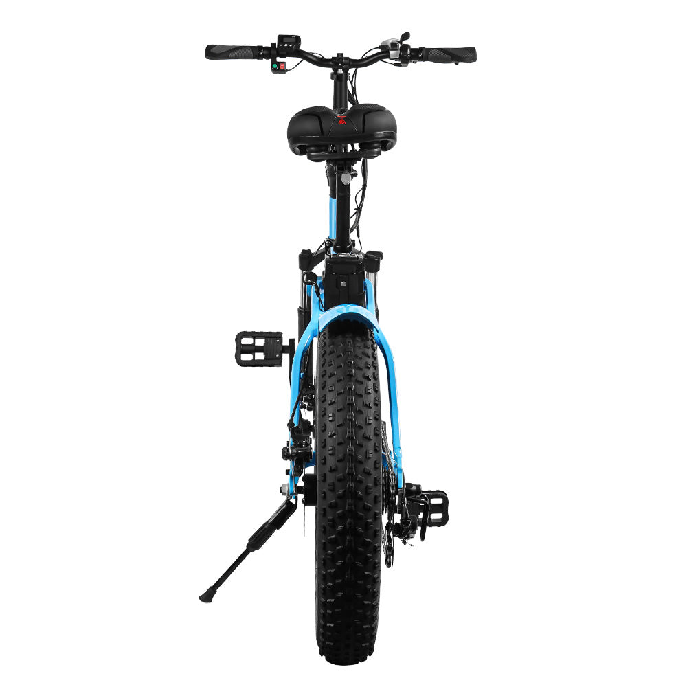 SK01 Folding E-Bike 250W Motor, Power Assist,4" Fat Tires, 20" Wheels, Removable 36V 15Ah Lithium Ion Battery, Dual Disc Brakes, 7-Speed SIS Shifting 