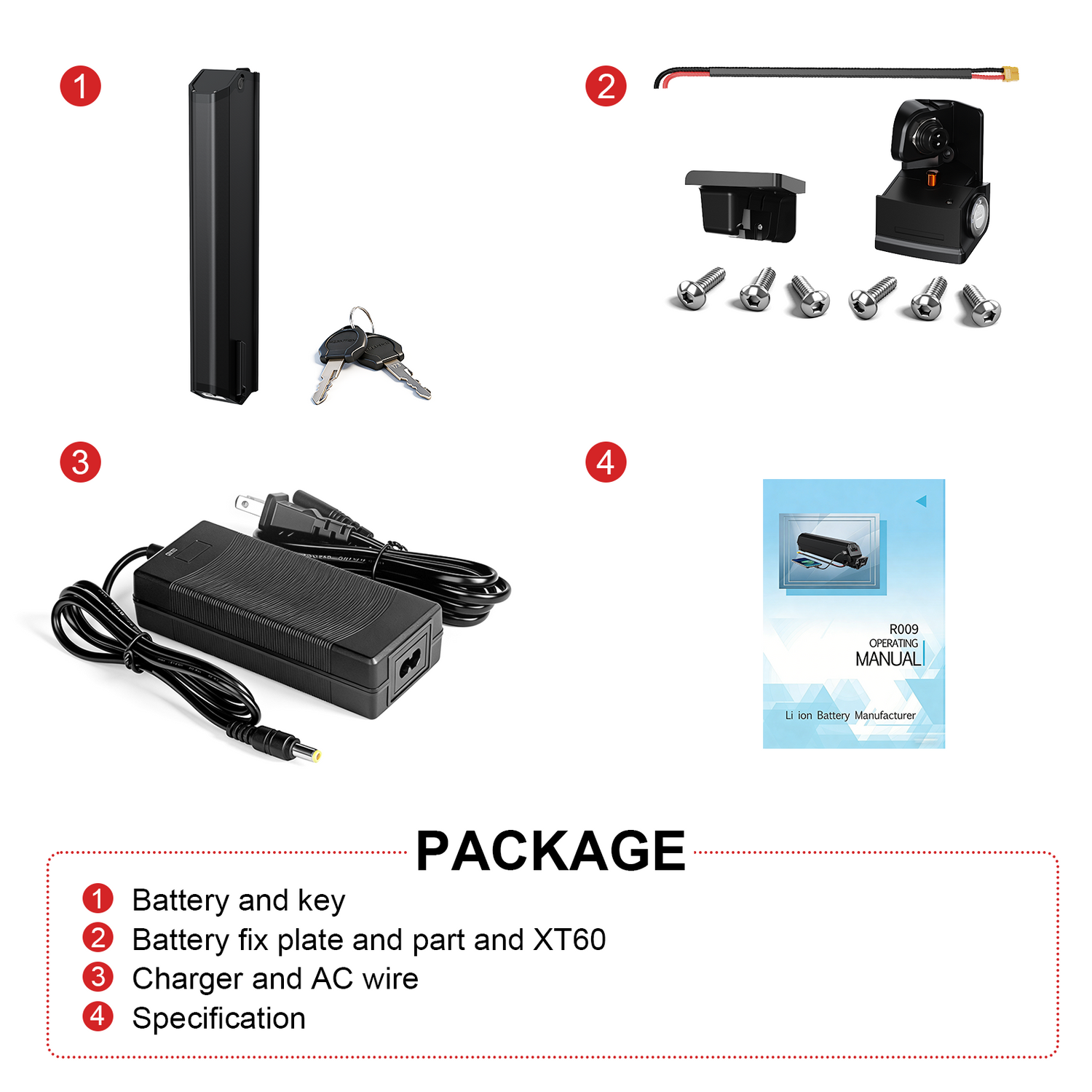 36V 13AH BMS20A Dorado Bicycle lithium battery 18650 2500mAh Cells for 0-500w motor with 2A charger/EU stock/3-5days arrive/Free shipping