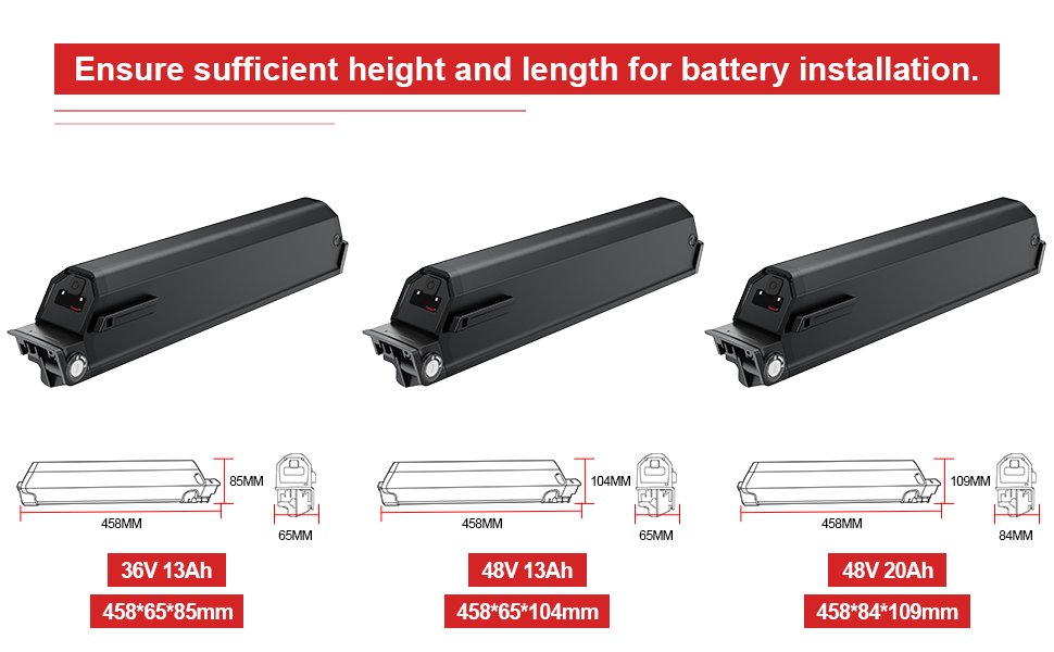 48V 13AH Dorado Bicycle lithium battery 18650 2500mAh Cells for 0-1000w motor with 2A charger/EU stock