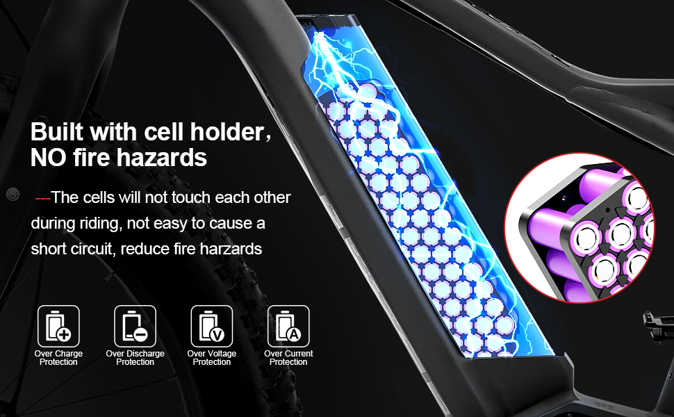 48V 13AH Dorado Bicycle lithium battery 18650 2500mAh Cells for 0-1000w motor with 2A charger/EU stock