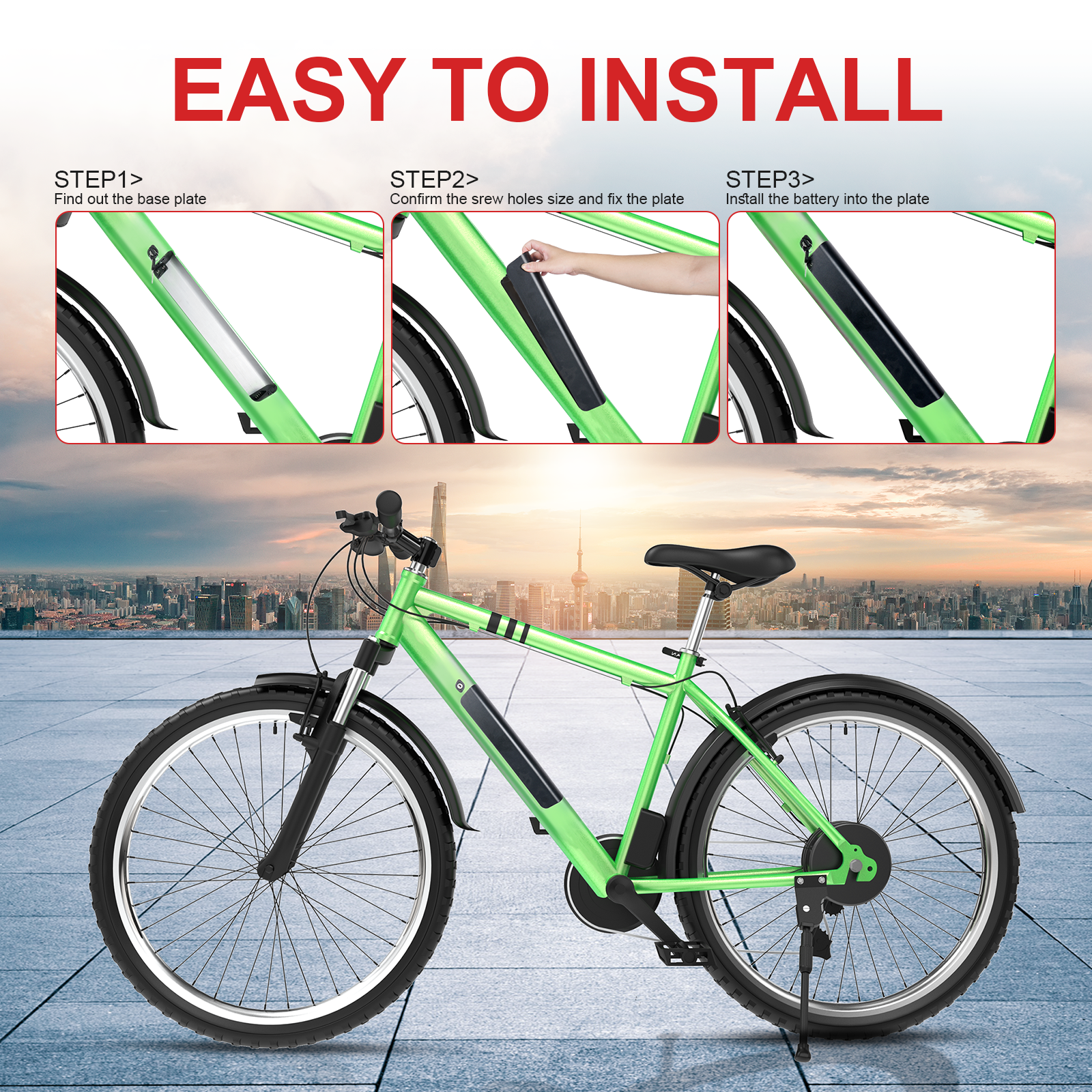 36V 13AH BMS20A Dorado Bicycle lithium battery 18650 2500mAh Cells for 0-500w motor with 2A charger/EU stock/3-5days arrive/Free shipping