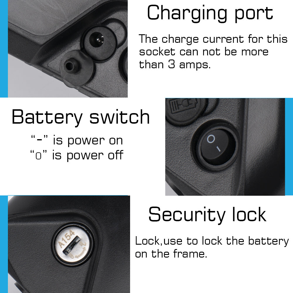 48V 15Ah 20Ah Ebike battery pack 21700 LG 5200mAh cells Polly Jumbo Shark lithium ion  for 0-1500W motor with 3A charger【UK STOCK】