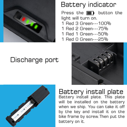 48V 15Ah 20Ah Ebike battery pack 21700 LG 5200mAh cells Polly Jumbo Shark lithium ion  for 0-1500W motor with 3A charger【UK STOCK】