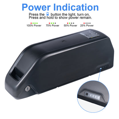 48V 52V 20Ah EBike Battery 21700 cells Polly DP-21700-5 Jumbo Shark Electric Bike Battery for 250W 350W 500W 750W 800W 1000W Watt motor【USA STOCK】