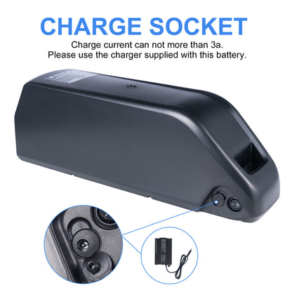 48V 52V 20Ah EBike Battery 21700 cells Polly DP-21700-5 Jumbo Shark Electric Bike Battery for 250W 350W 500W 750W 800W 1000W Watt motor【USA STOCK】