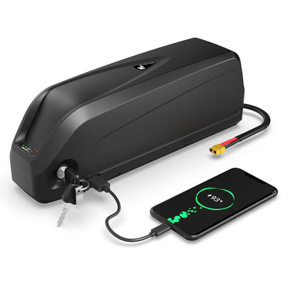 48V 20AH Hailong EBike Battery BMS50A 21700 LG5000 EBike Battery 4 PIN Mounting Base For 0-1500W Motor 【UK STOCK】