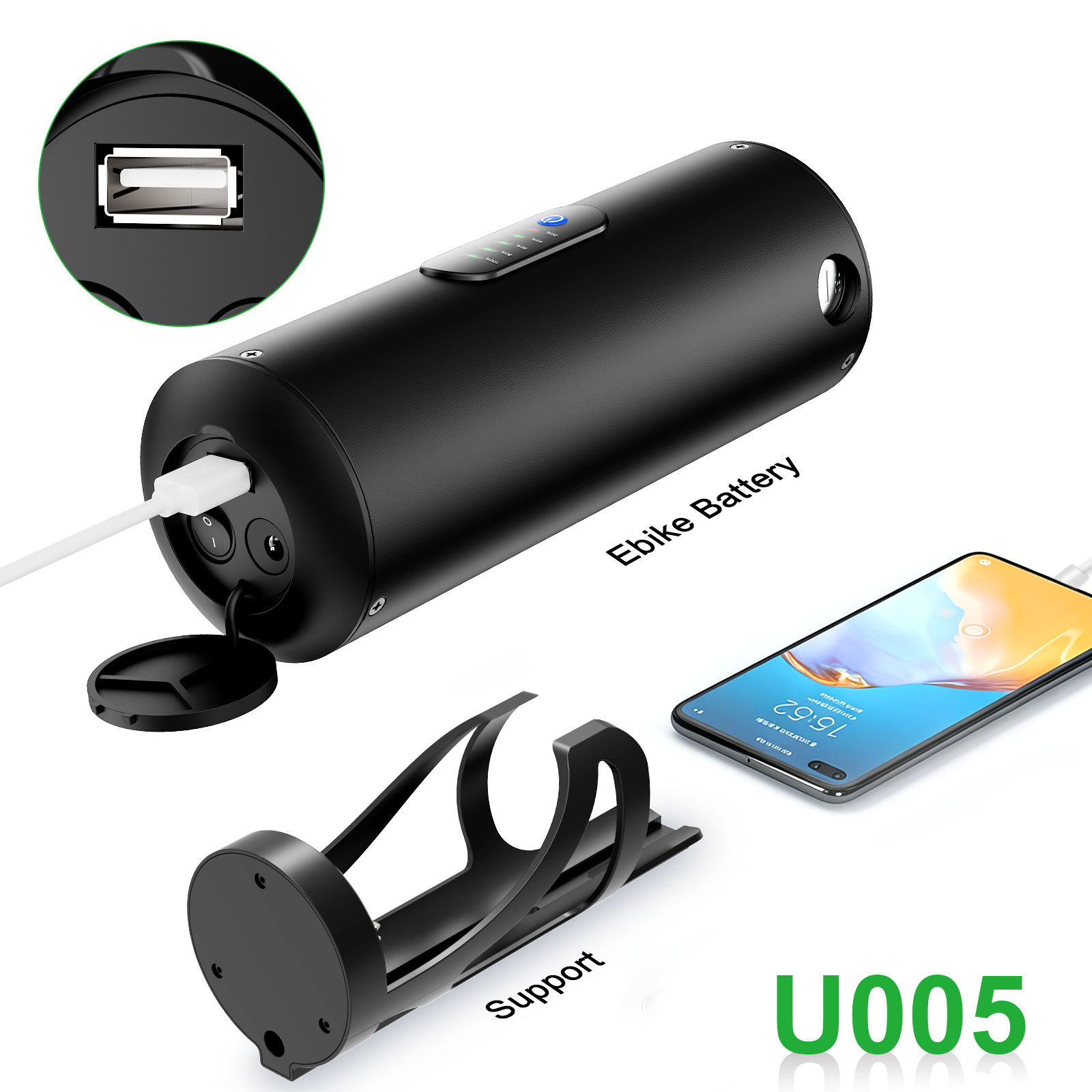 Bottle Ebike battery 36V 48V 7AH 10.5AH mini Bottle li-ion Ebike battery pack AKKU For 250W 300W 350W 500W Motor with 2A charger【EU Stock】