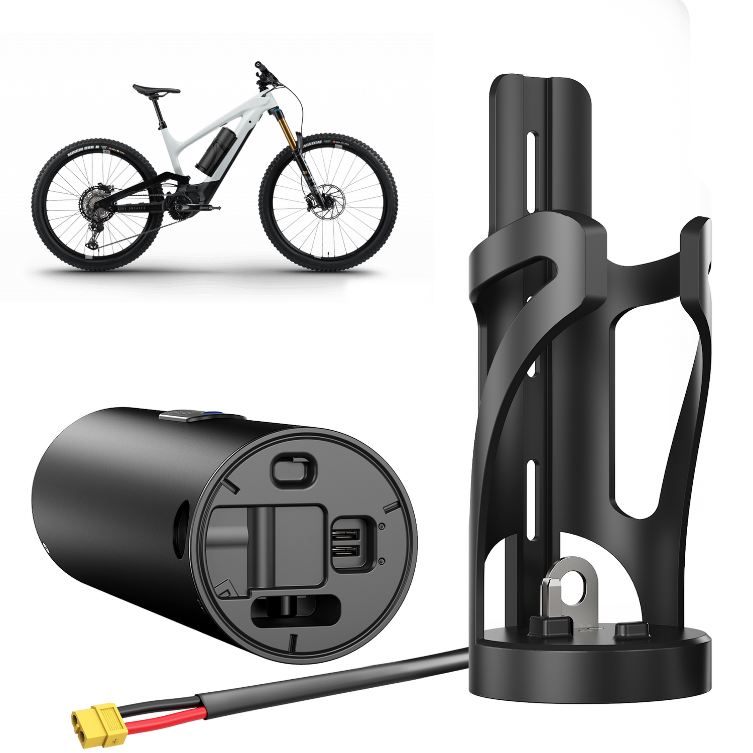 Bottle Ebike battery 36V 48V 7AH 10.5AH mini Bottle li-ion Ebike battery pack AKKU For 250W 300W 350W 500W Motor with 2A charger【EU Stock】