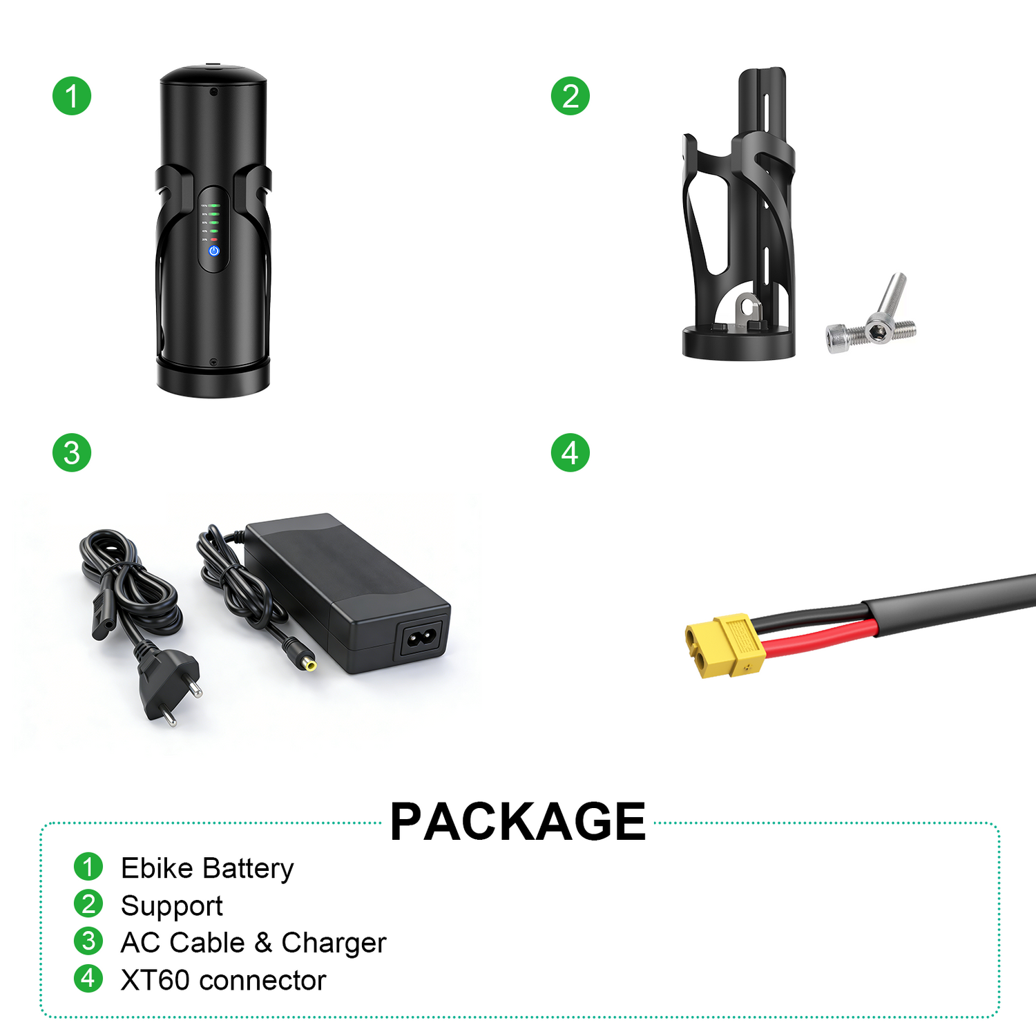 Bottle Ebike battery 36V 48V 7AH 10.5AH mini Bottle li-ion Ebike battery pack AKKU For 250W 300W 350W 500W Motor with 2A charger【EU Stock】