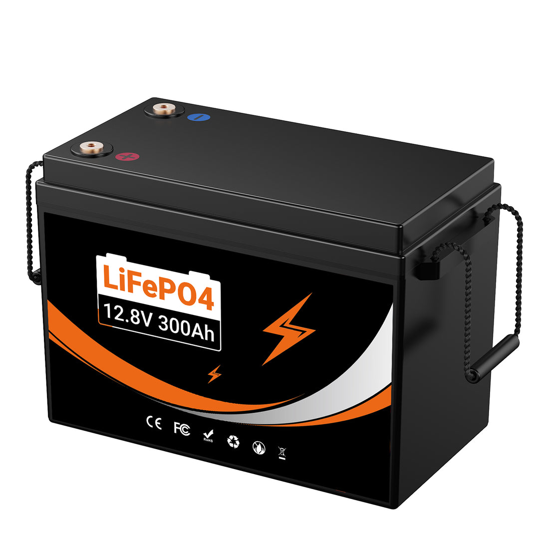 U204 12.8V 100AH Deep Cycles Rechargeable LiFePo4 Lithium Iron Battery For Outdoor Standby/RV/Tent Truck/Camper/Household Emergency Storage【USA STOCK】