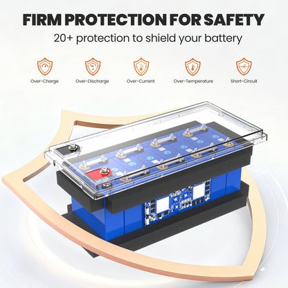 U205 25.6V 100AH Deep Cycles Life Rechargeable LiFePo4 Li-ion Battery For Outdoor Standby/RV/Tent Truck/Camper/Household Energy Storage【USA STOCK】